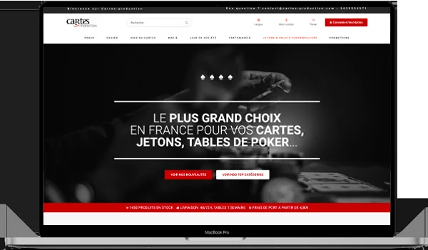 Réalisation WEBBBY — Cartes Production