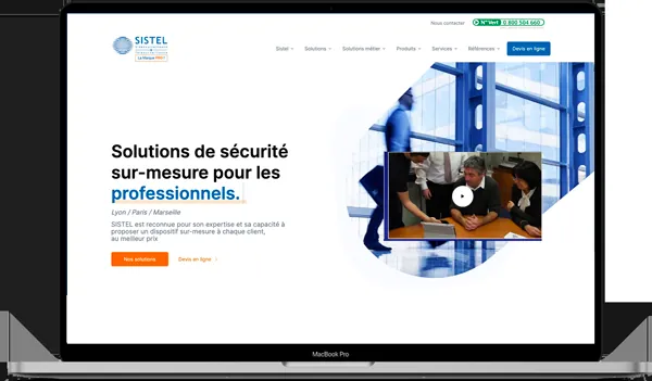 Réalisation WEBBBY — Sistel